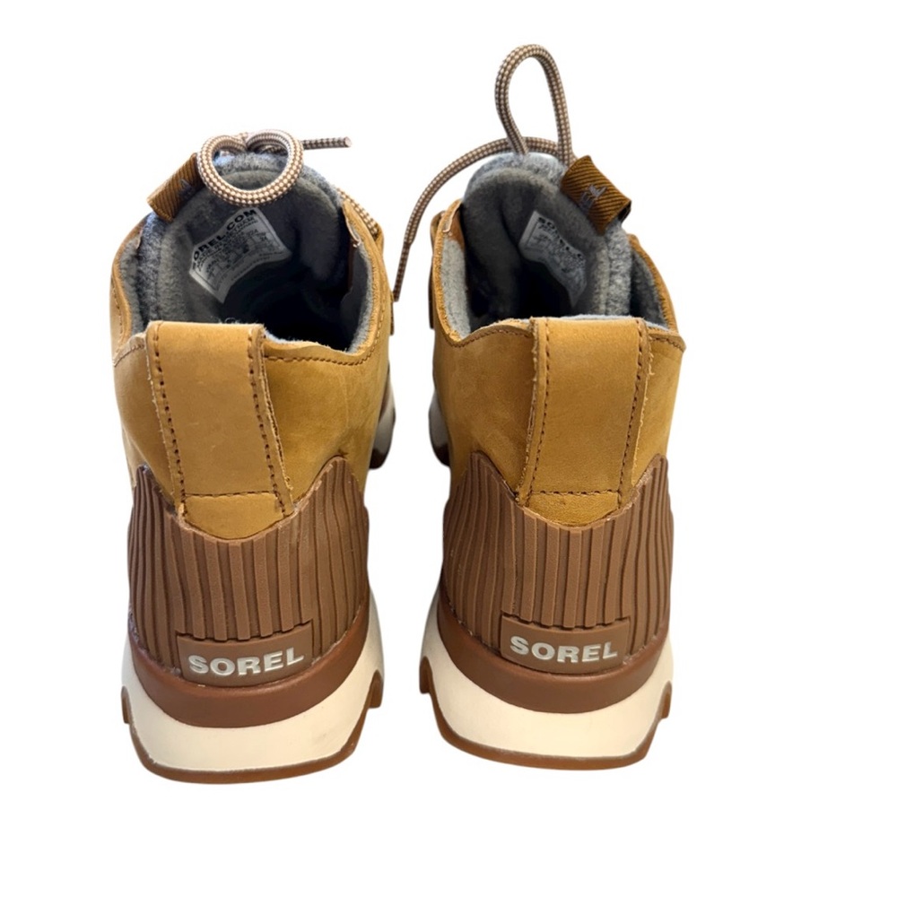 Sorel Women’s Kinetic Caribou Waterproof Camel Brown and Gray Shoes Size 7 - Picture 4 of 8